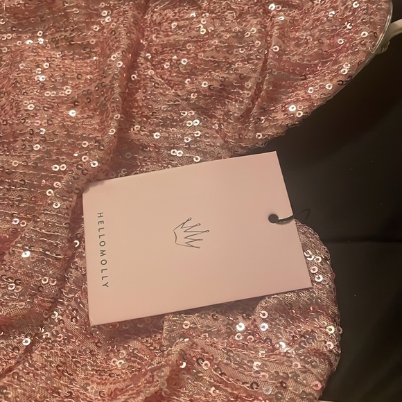Selling “HELLO MOLLY WHAT A GLAMOUR SEQUIN DRESS PINK” Size US 6 - Picture 2 of 3